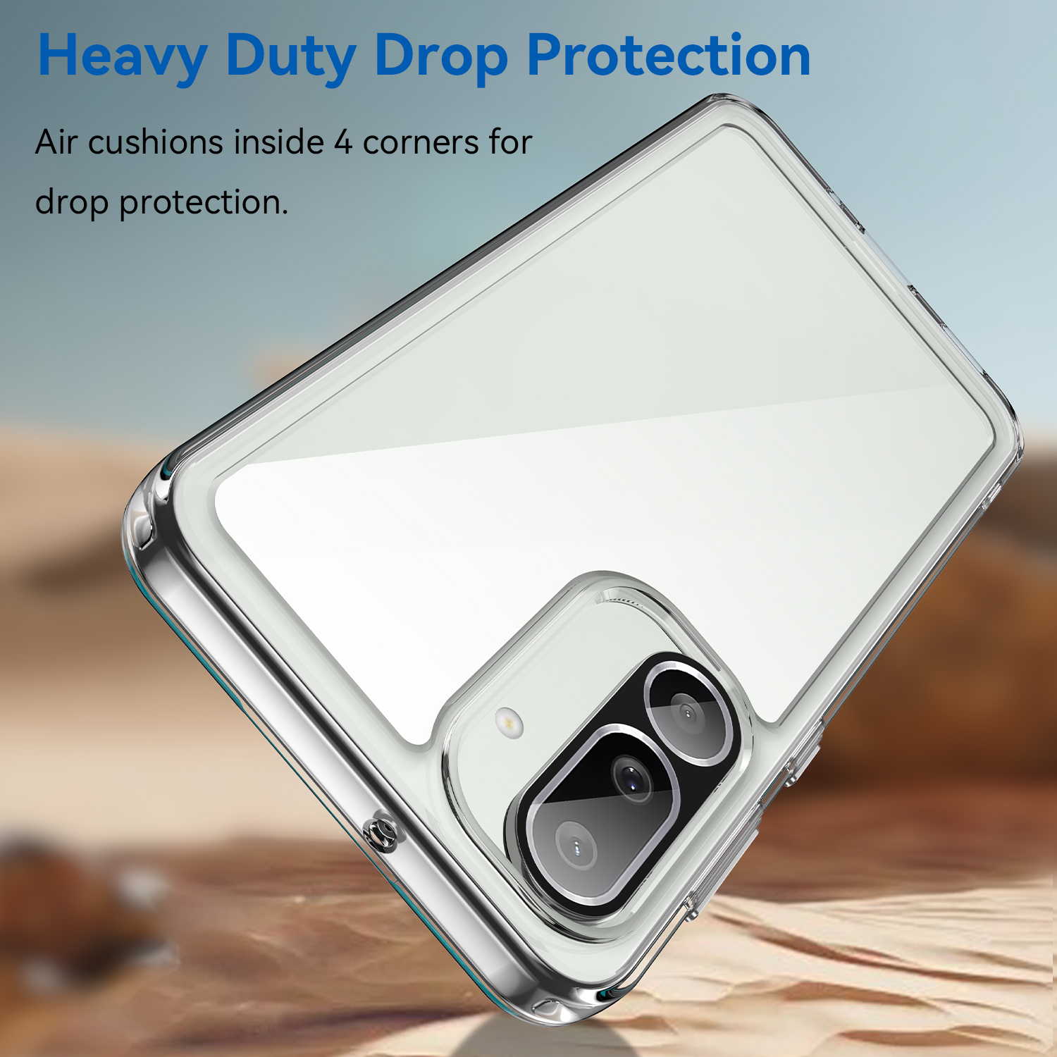 Samsung Galaxy F56 5G Case,Clear Shockproof Phone Case Transparent Cover for Samsung Galaxy F56 5G.