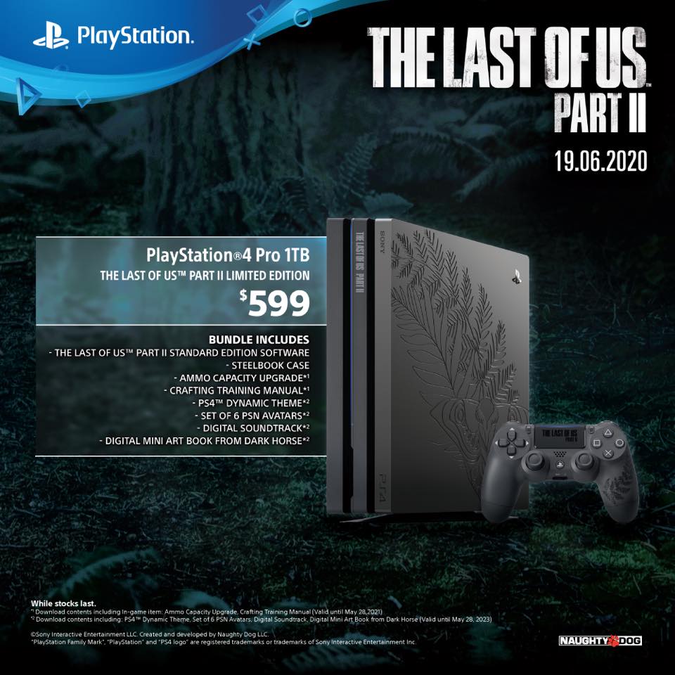 The Last Of Us Part II Limited Edition PS4 Pro 1TB Console Bundle