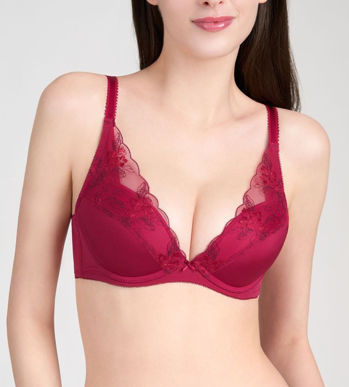 deep v bra