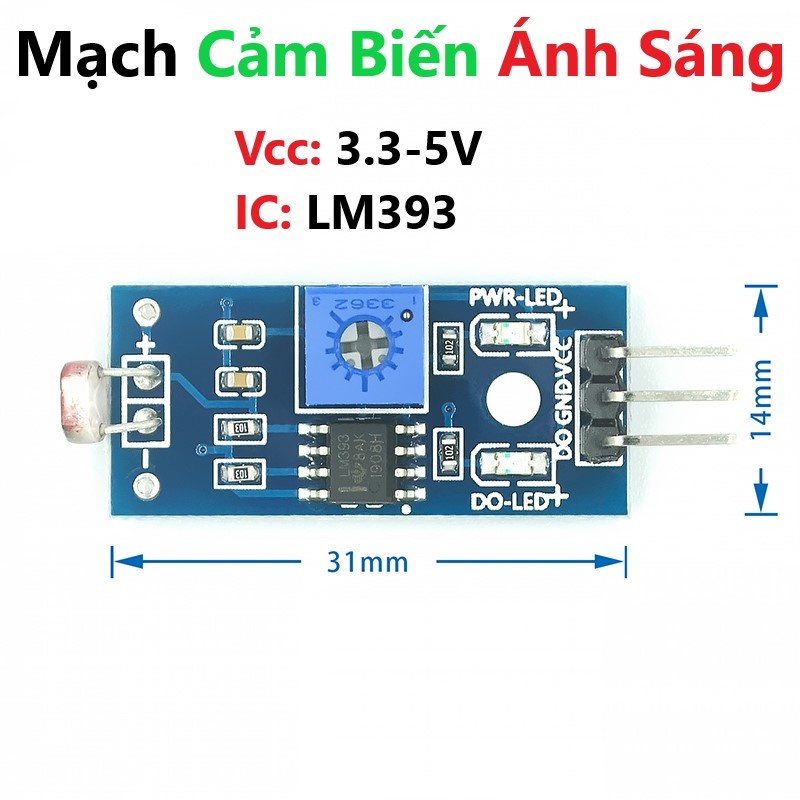 Mạch cảm biến ánh sáng.
