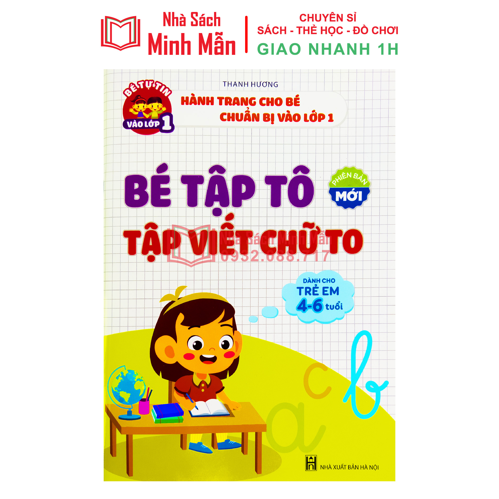 Bé tập tô tập viết chữ to