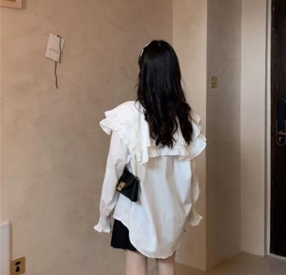 Áo tiểu thư tay bồng phong cách sơ mi công sở (Freesize < 60kg)