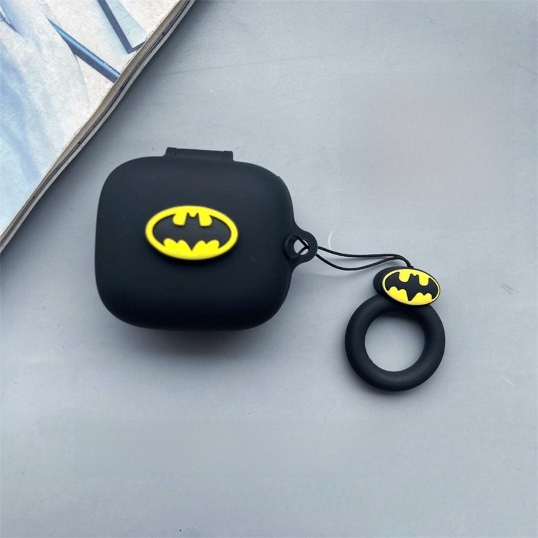 Anker Soundcore R50i Batman Edition Only Cover Premium Artificial Carrying Cover Shockproof Earbuds Protective Cover Box For Buds Soft Silicone Bluetooth Headphone Cover - Apple Airpods Pro