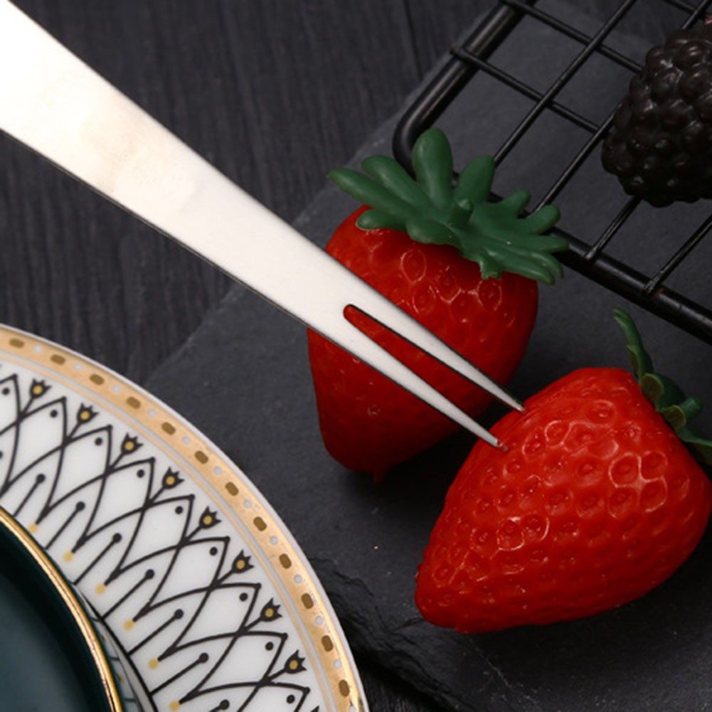 High Quality Cake Fork Spoon Multifunction Stainless Steel Cakes Brownies