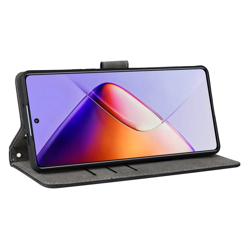 Infinix Note 40 Pro 4G Wallet Phone Case with RFID Blocking Credit Card Holder, PU Leather Flip Folio Case Wallet with Kickstand Protective Case for Infinix Note 40 Pro 4G.