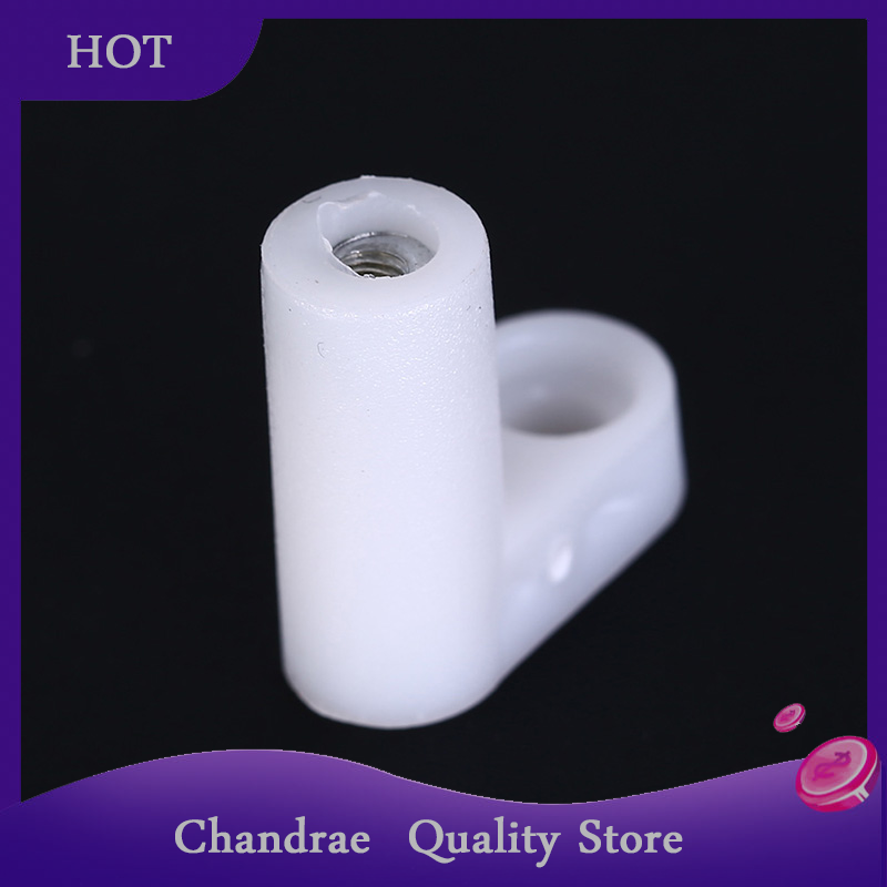 [Chandrae] 10pcs fixed plastic pcb mounting feet 20mm L type feet with screws