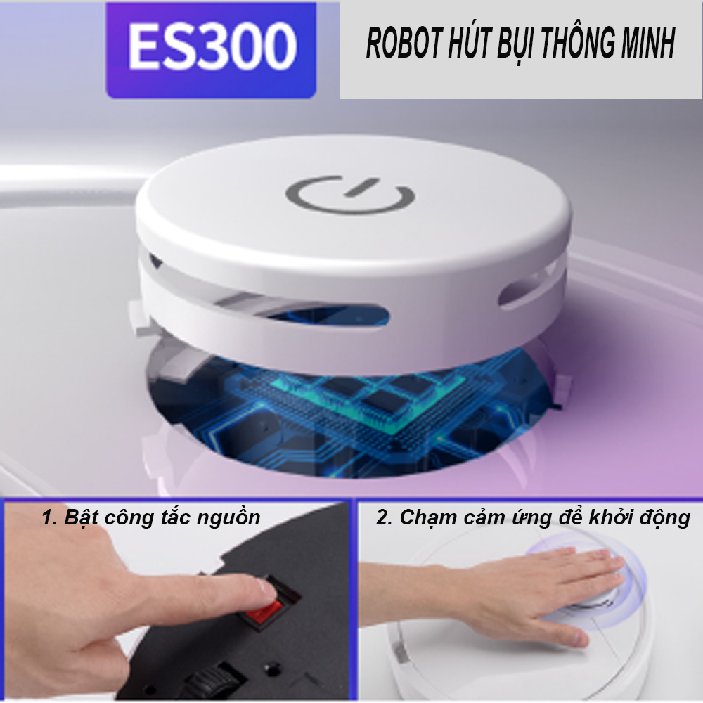 Máy Hút Bụi Robot, Robot Lau Nhà Hút Bụi, Robot Dọn Nhà 3 In 1. Thiết kế gọn nhẹ, nút chạm cảm ứng, vận hành êm ái, lau dọn thông minh, dung lượng pin lớn. MUA NGAY!