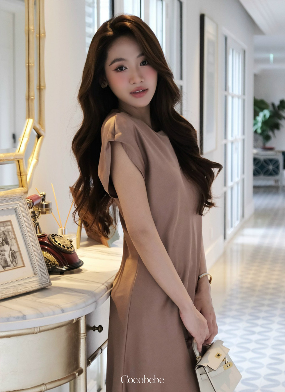 Đầm lụa dài COCOBEBE KAEW DRESS