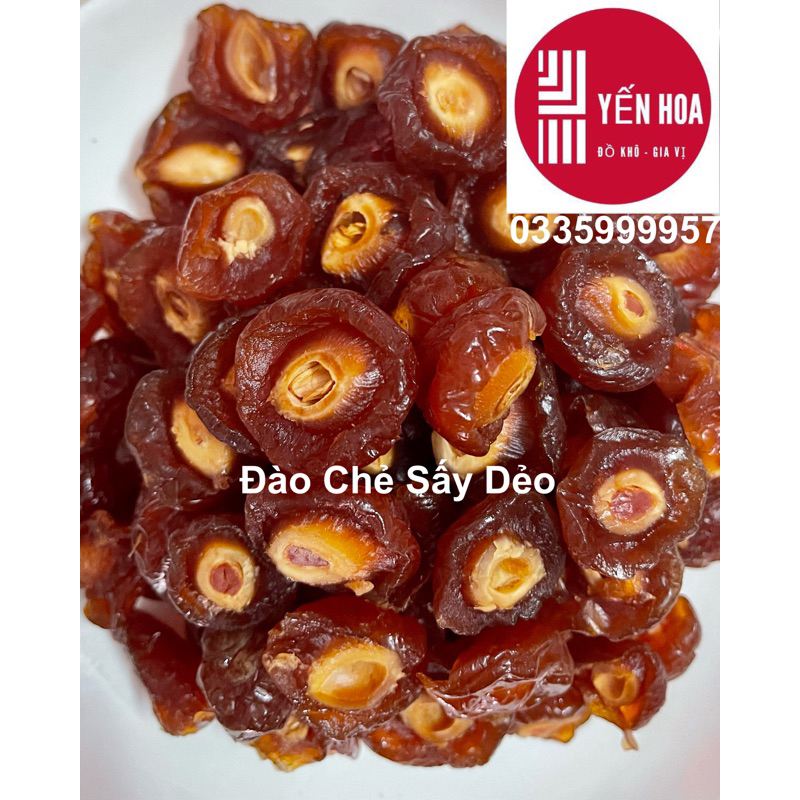 500g/1Kg Mứt Đào Chẻ Đôi Sấy Dẻo Chua Ngọt