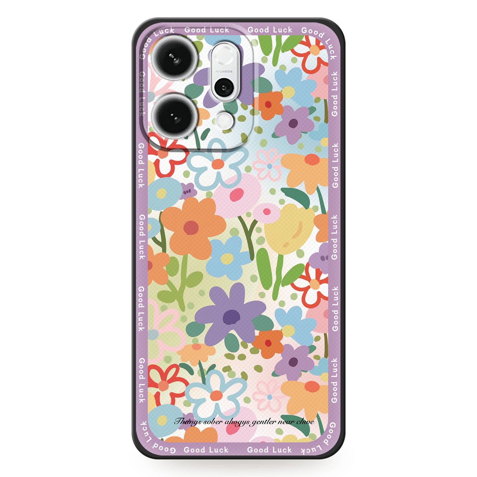 Cute Dirt-resistant Phone Case For OPPO Reno14 Pro 5G Fashion Design Graffiti Anti-dust Cartoon Silicone Anti-knock TPU. 