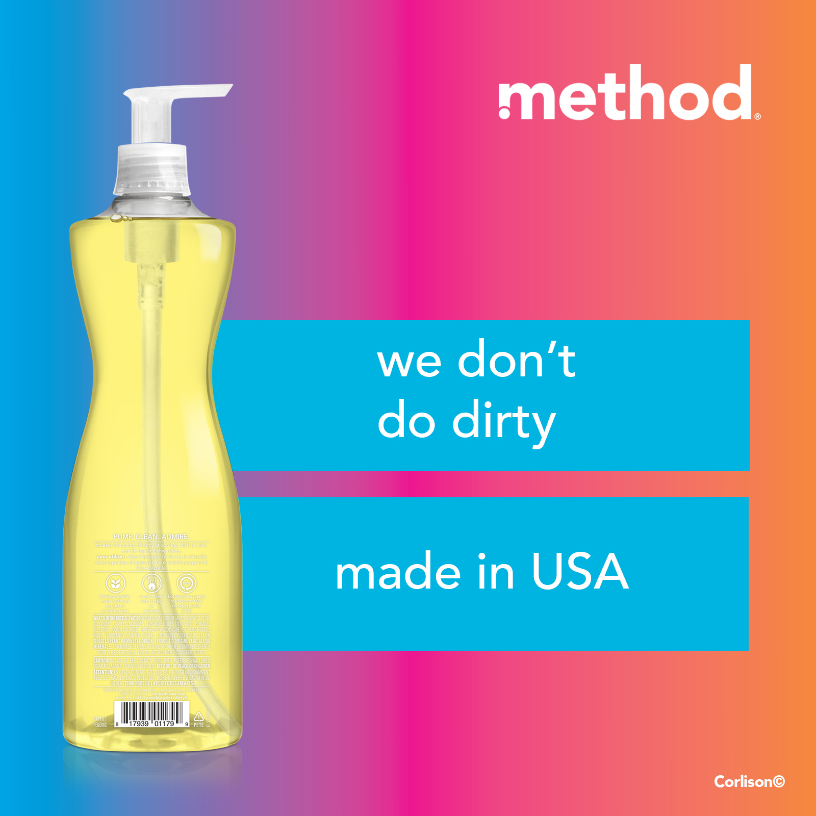 method dish soap lemon mint 532ml Lazada Singapore