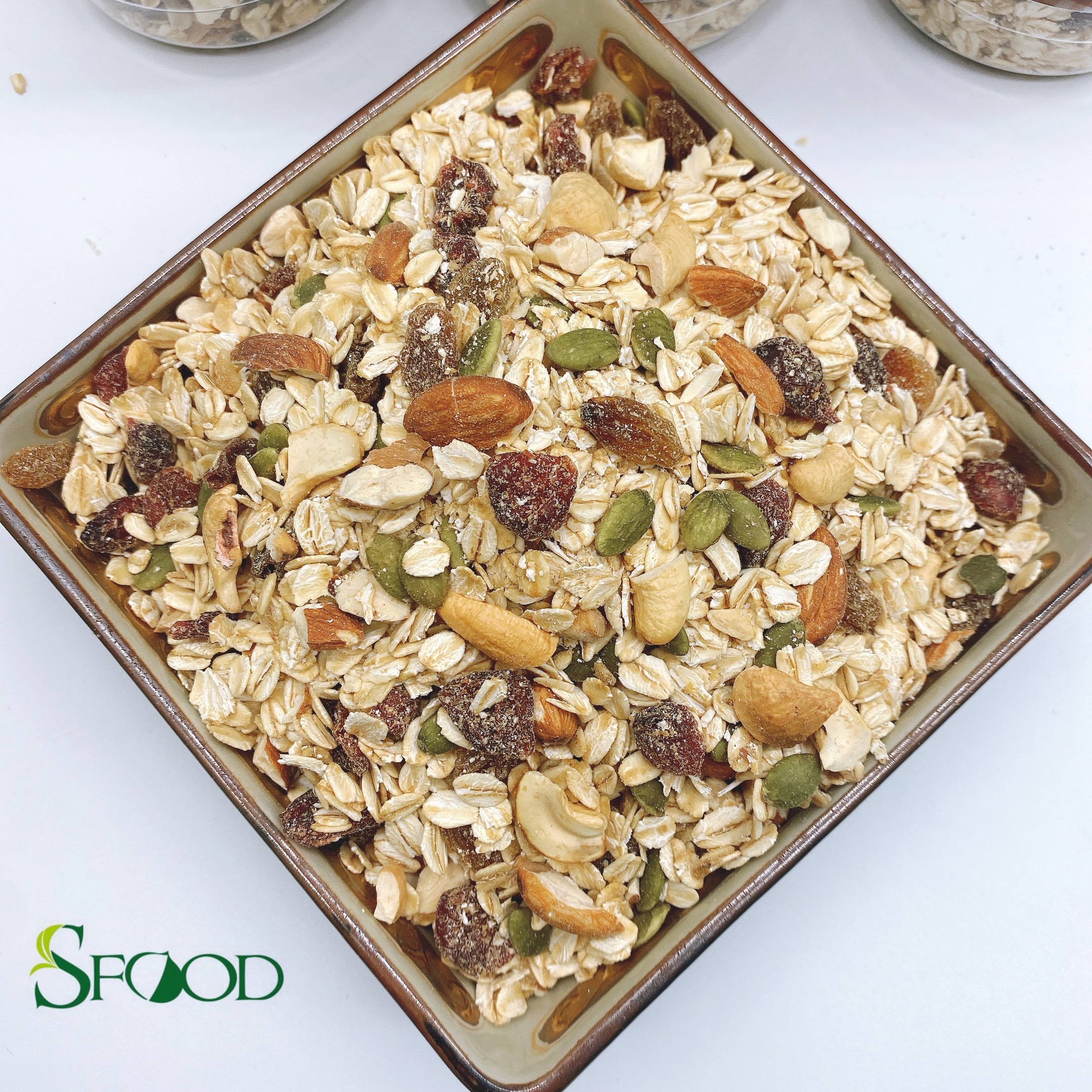 Granola siêu hạt Sfood, ngũ cốc granola