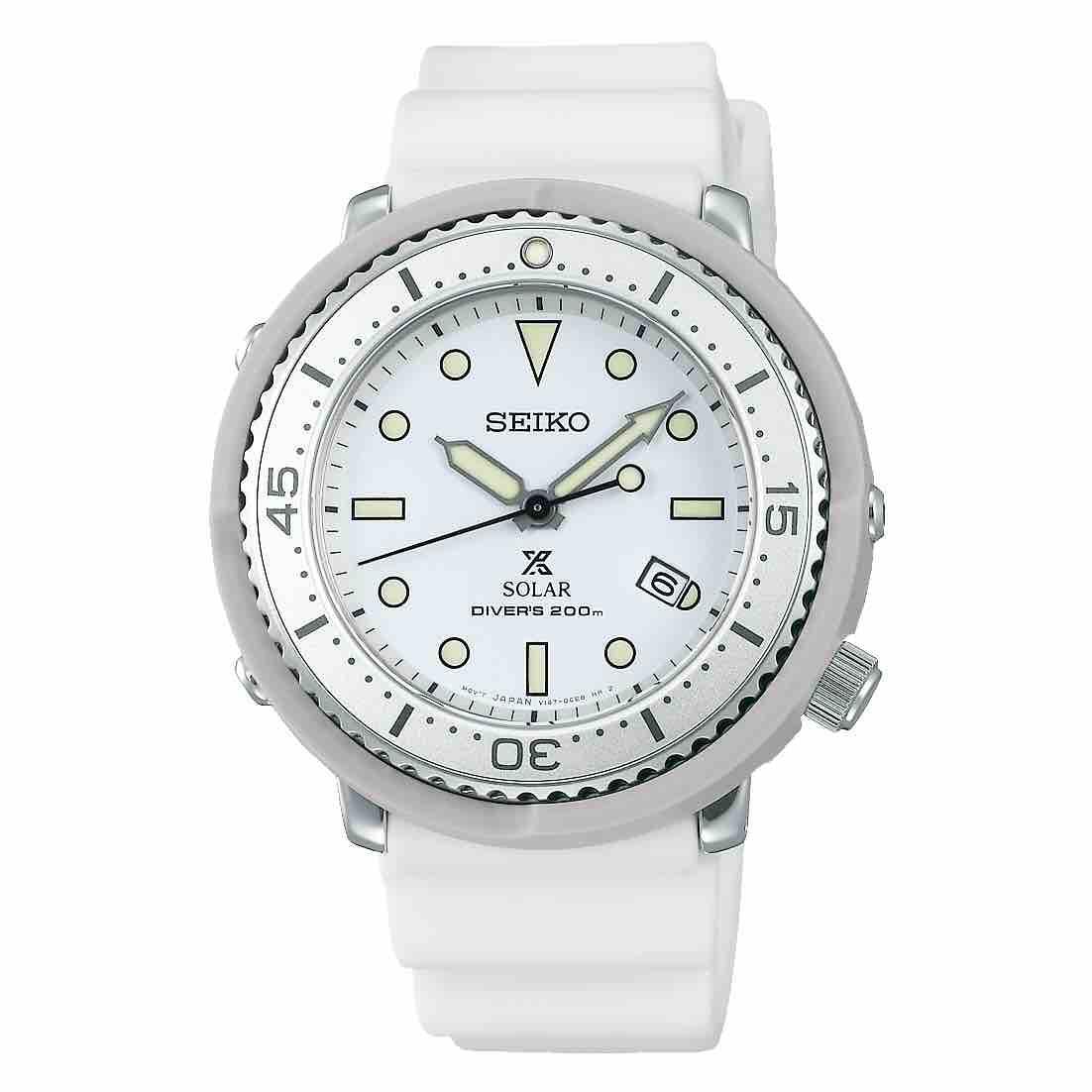 BNIB SEIKO PROSPEX LOWERCASE PRODUCED MODEL MADE IN JAPAN WHITE DIAL RUBBER  STRAP MAN WATCH STBR021 | Lazada Singapore