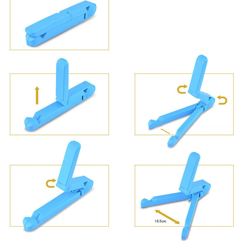 Desktop Stand Portable Lazy Multifunctional Triangle Folding Tablet Mobile Phone Tablet Stand