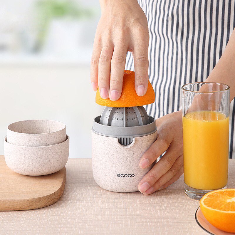 Dụng cụ vắt cam ép hoa quả chất liệ lúa mạch cao cấp ECOCO E1703