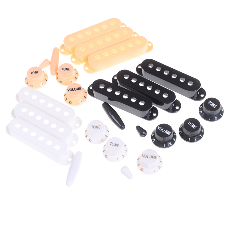 Godessing đơn Coil Pickup ghi ta Bìa núm điều khiển chuyển đổi tip Set cho guitar điện