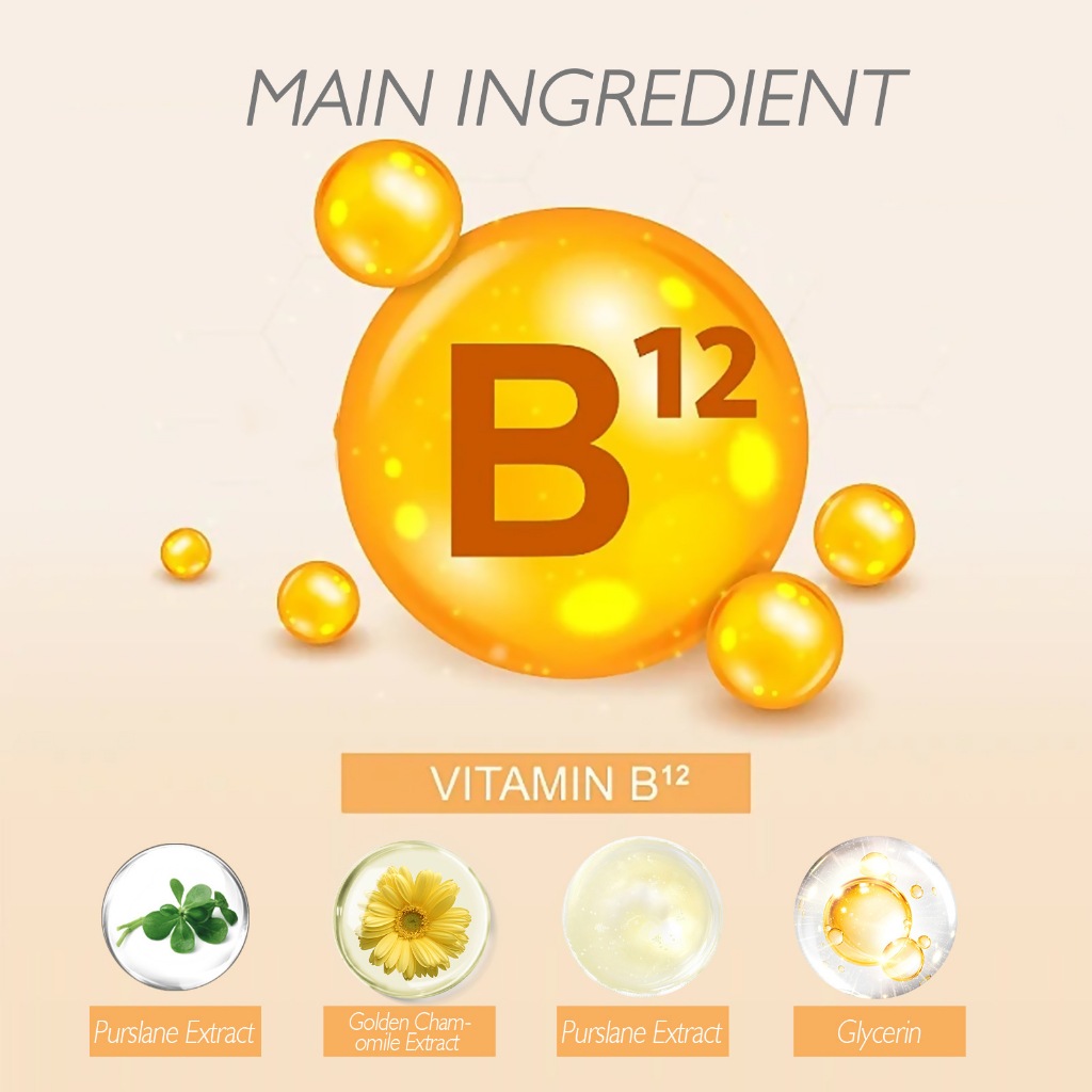 Kem Vitamin B12 Làm Giảm Đỏ Và Ngứa Antipruritic Sửa Chữa Kem hiệu quả sau 7 ngày chống ngứa viêm da
