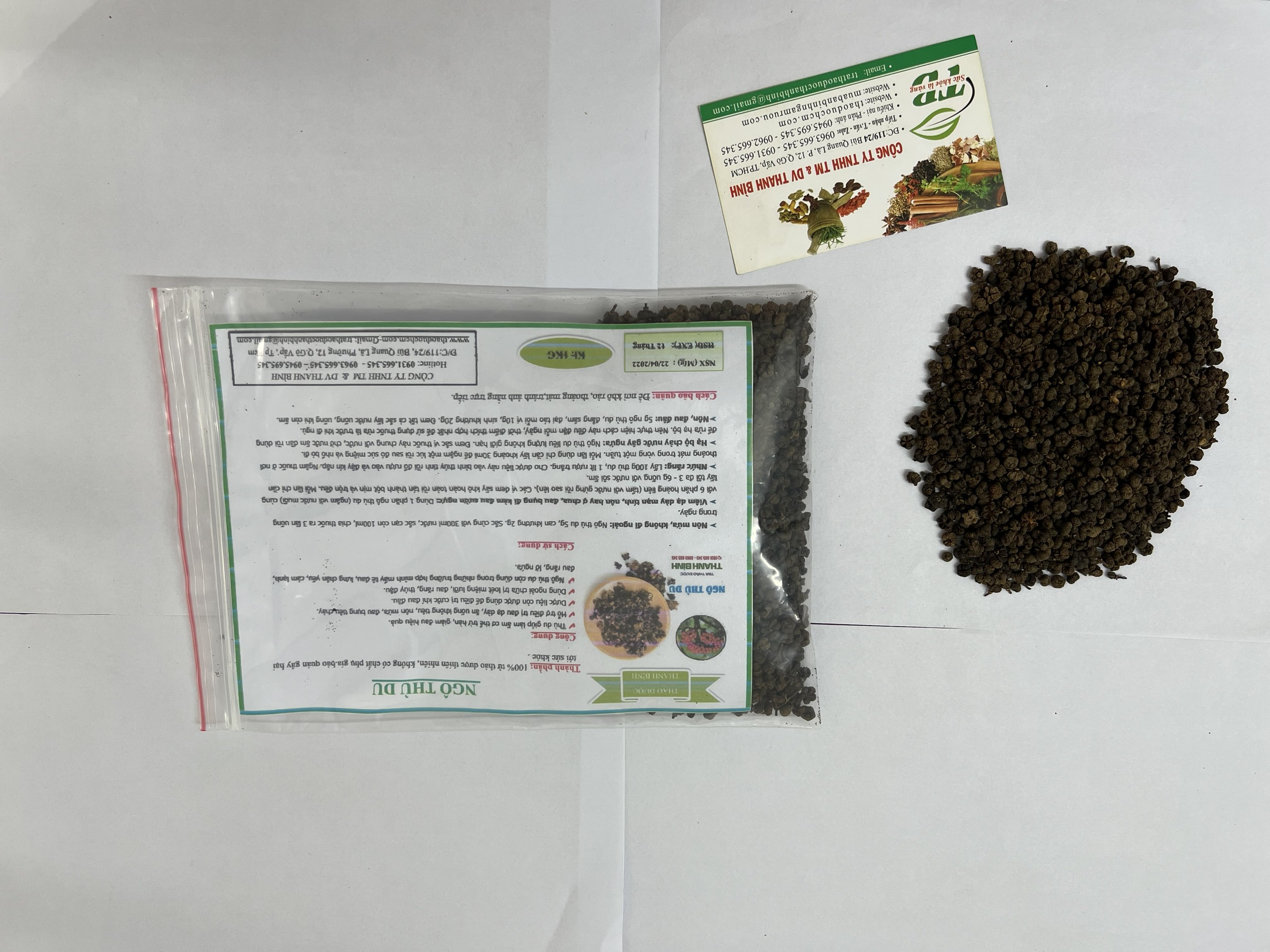 Ngô Thù Du 100G - Gíup Tiêu Hóa Tốt Hơn