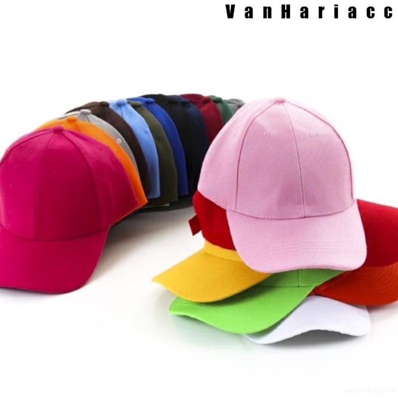 Korean style solid color colorful baseball cap/peaked cap