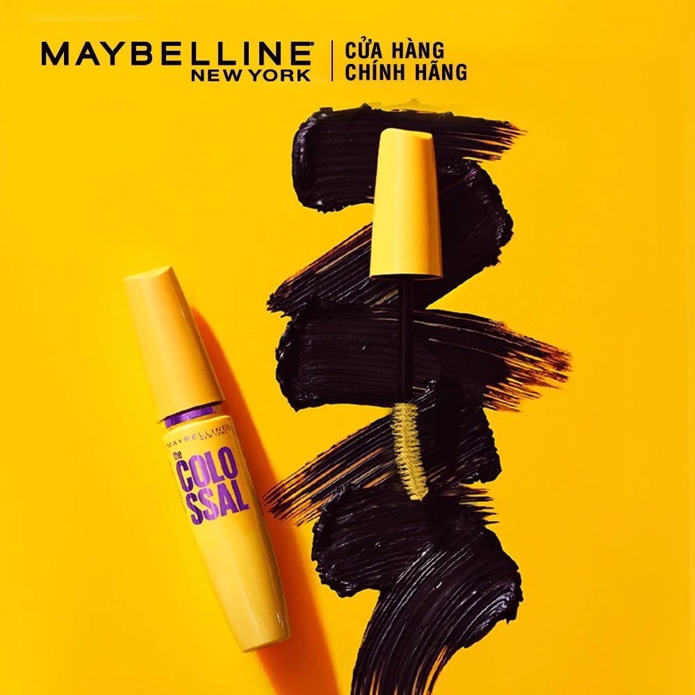 Mascara maybelline làm dày mi & dưỡng mi the colossal