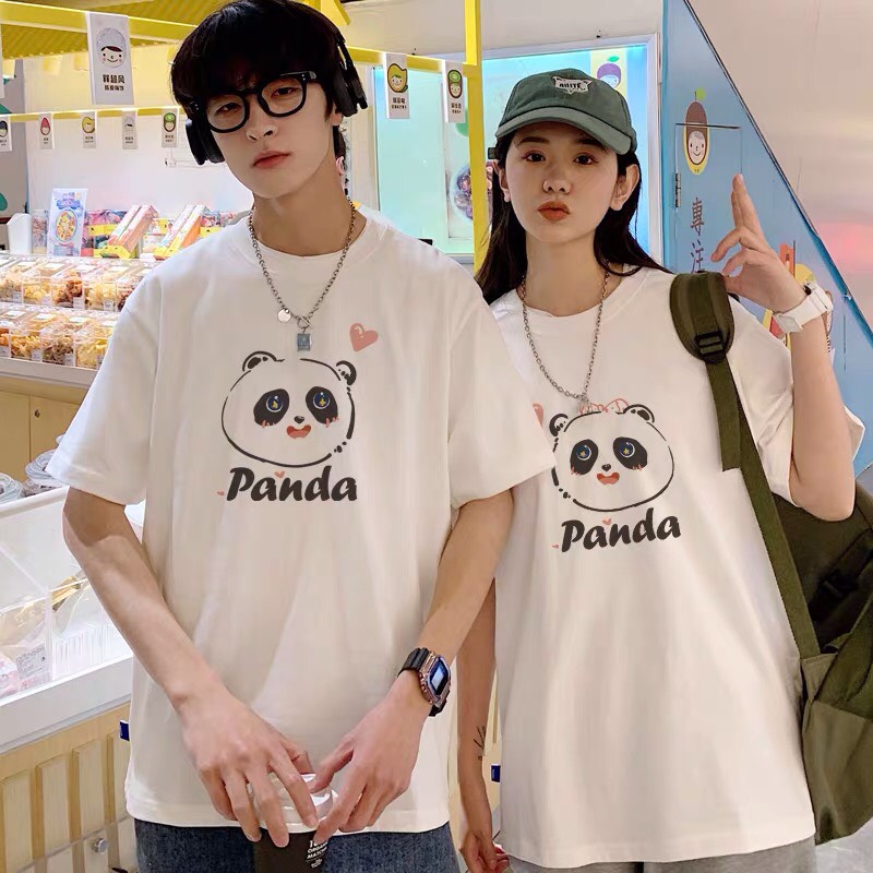 Áo đôi logo gấu pan