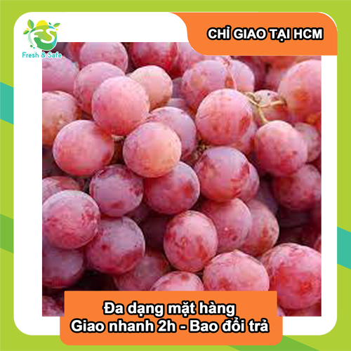 [Chỉ Giao HCM] Nho Đỏ Không Hạt Nhập Khẩu - 500g