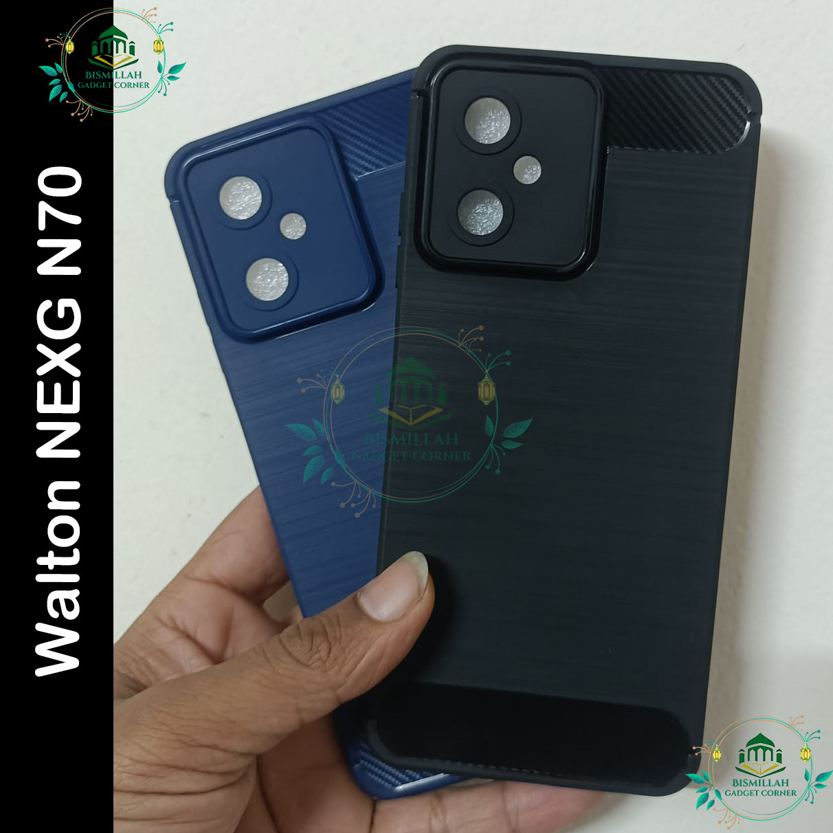 Carbon Phone case for Walton NEXG N70 / N70 / Walton NEXG N70 Carbon Mobile Back Case Soft Carbon Phone Cover.