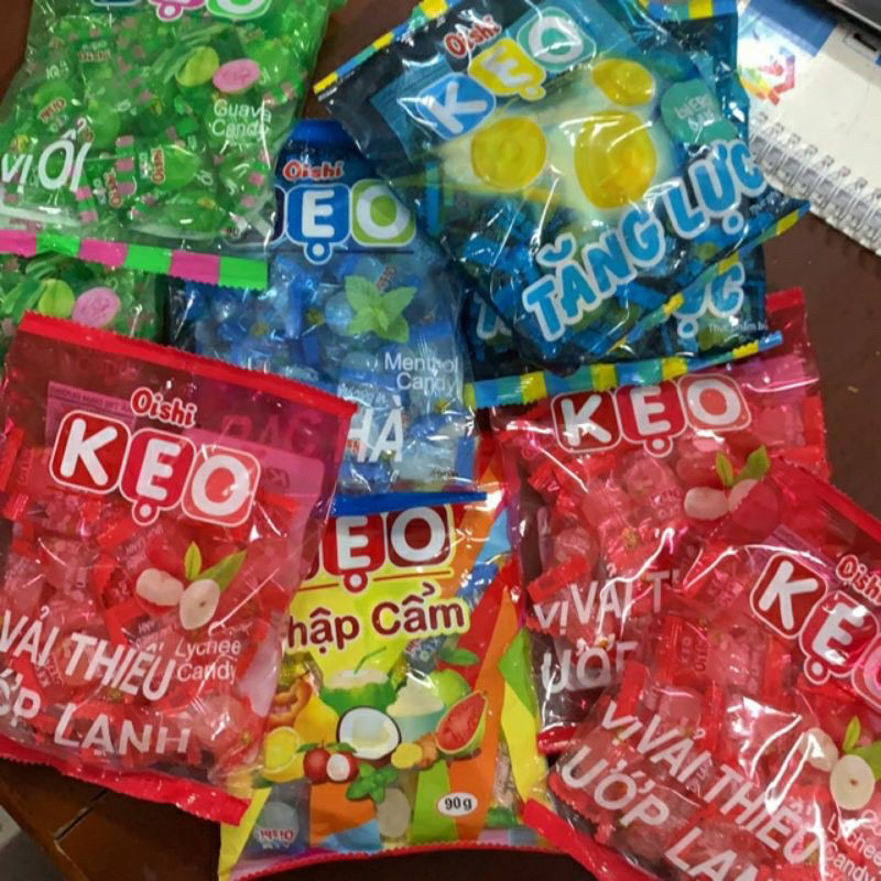 Kẹo oishi nhiều vị gói 90g
