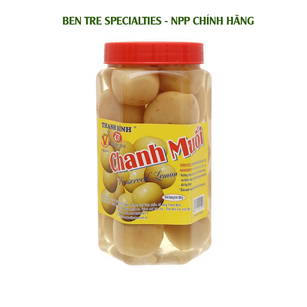 Chanh muối Thanh Bình hủ 900g