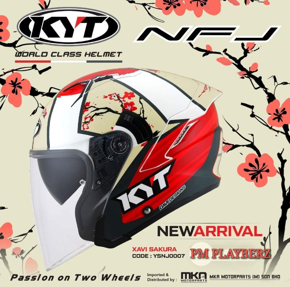 MŨ BẢO HIỂM KYT NFJ - Xavi Sakura