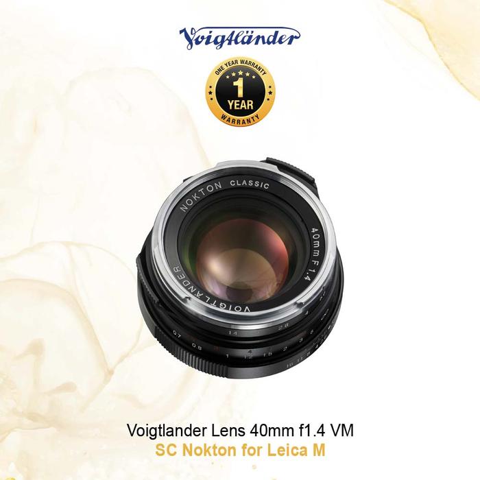 Voigtlander Lens 40mm VM SC Nokton for Leica M Lazada Indonesia