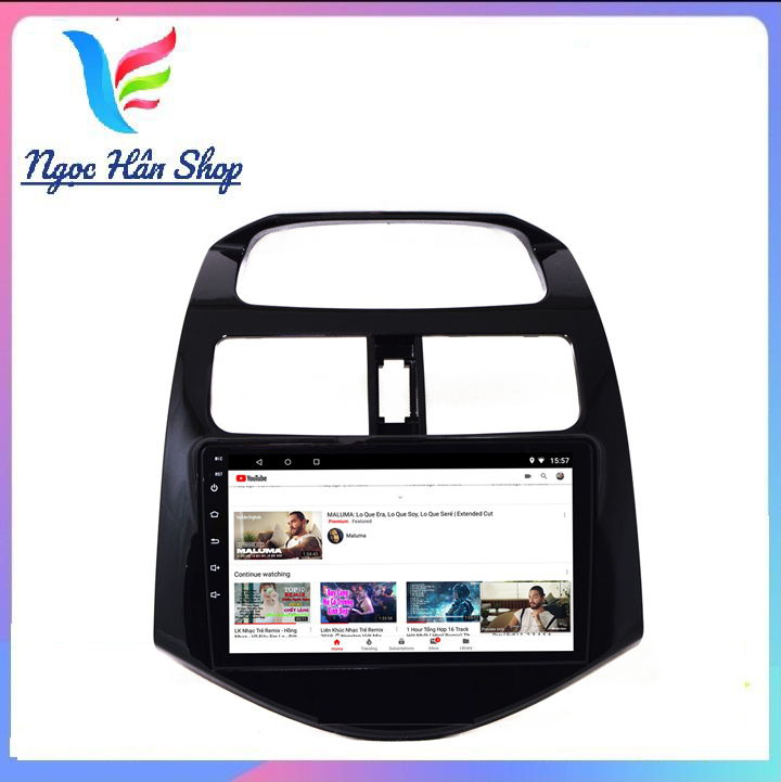 Mặt dưỡng màn hình android cho xe chevrolet spark 2011-2015