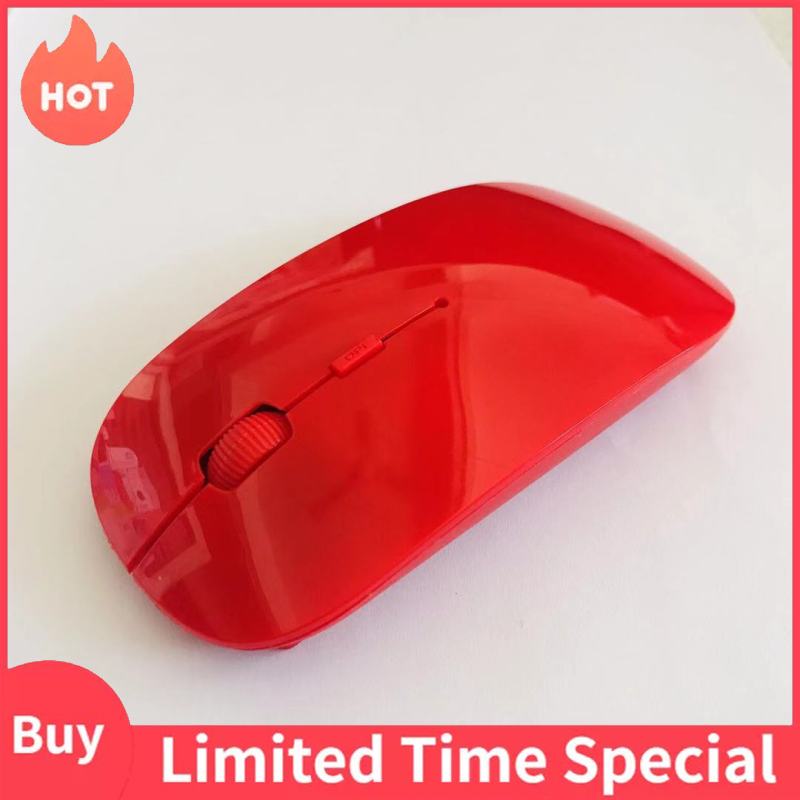 【Hot Sale🥇】2.4G Chuột không dây đầu thu dạng USB siêu mỏng cho PC chơi Game máy tính xách tay chuột quang,Trả lại trong vòng 7 ngày