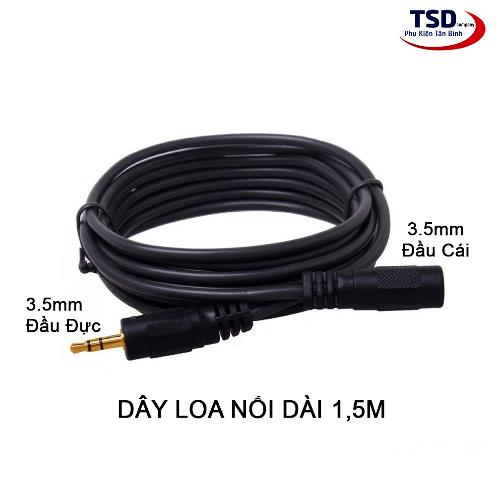 Dây Cáp Loa Nối Dài 1,5M