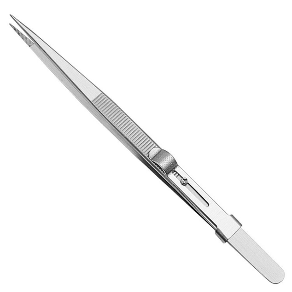 A5TG Thép không gỉ Nhíp trang sức Có thể điều chỉnh Chống trượt Nhíp thủ công Hữu ích Làm đồ thủ công tự làm Dụng cụ làm đồ trang sức