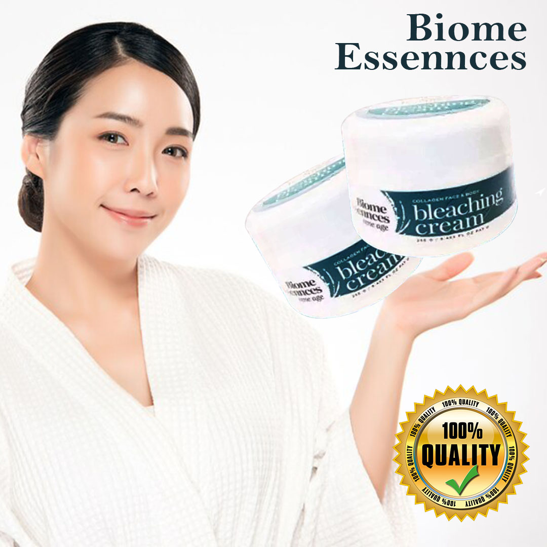 Biome Essences Bleaching Cream Collagen Face and Body Safe and