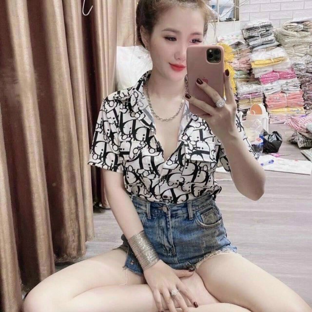 Áo sơ mi nữ  không nhăn, Sơ mi nữ caro học sinh, sinh viên, văn phòng dáng ôm Body Hàn quốc cực chất XQ FASHION XQXMC32