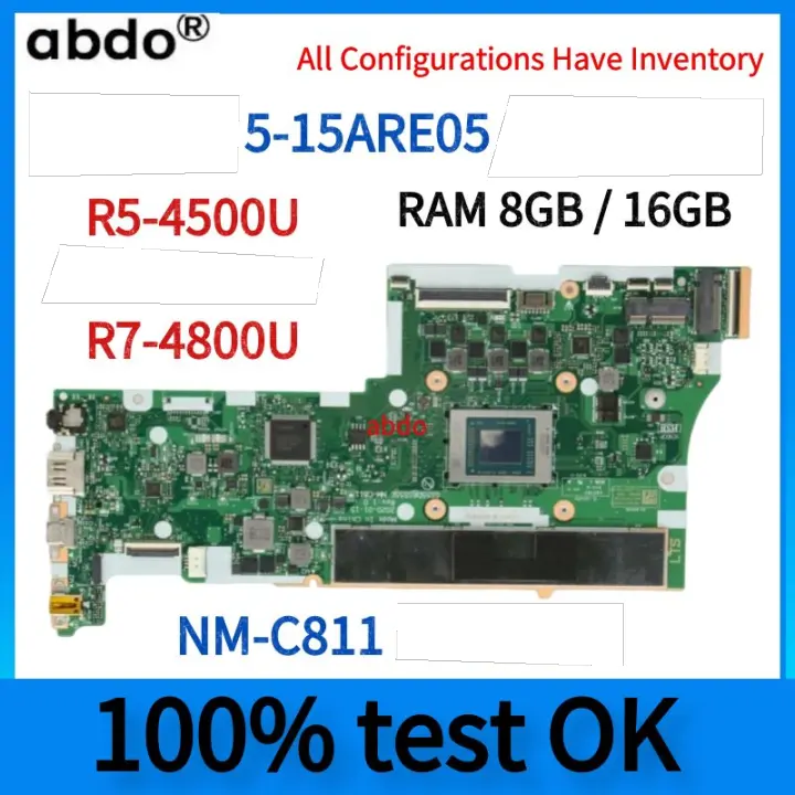 NM-C811. From is a 5-15ARE05 Motherboard Laptop. WCPU R5 4500UR7 4800U ...