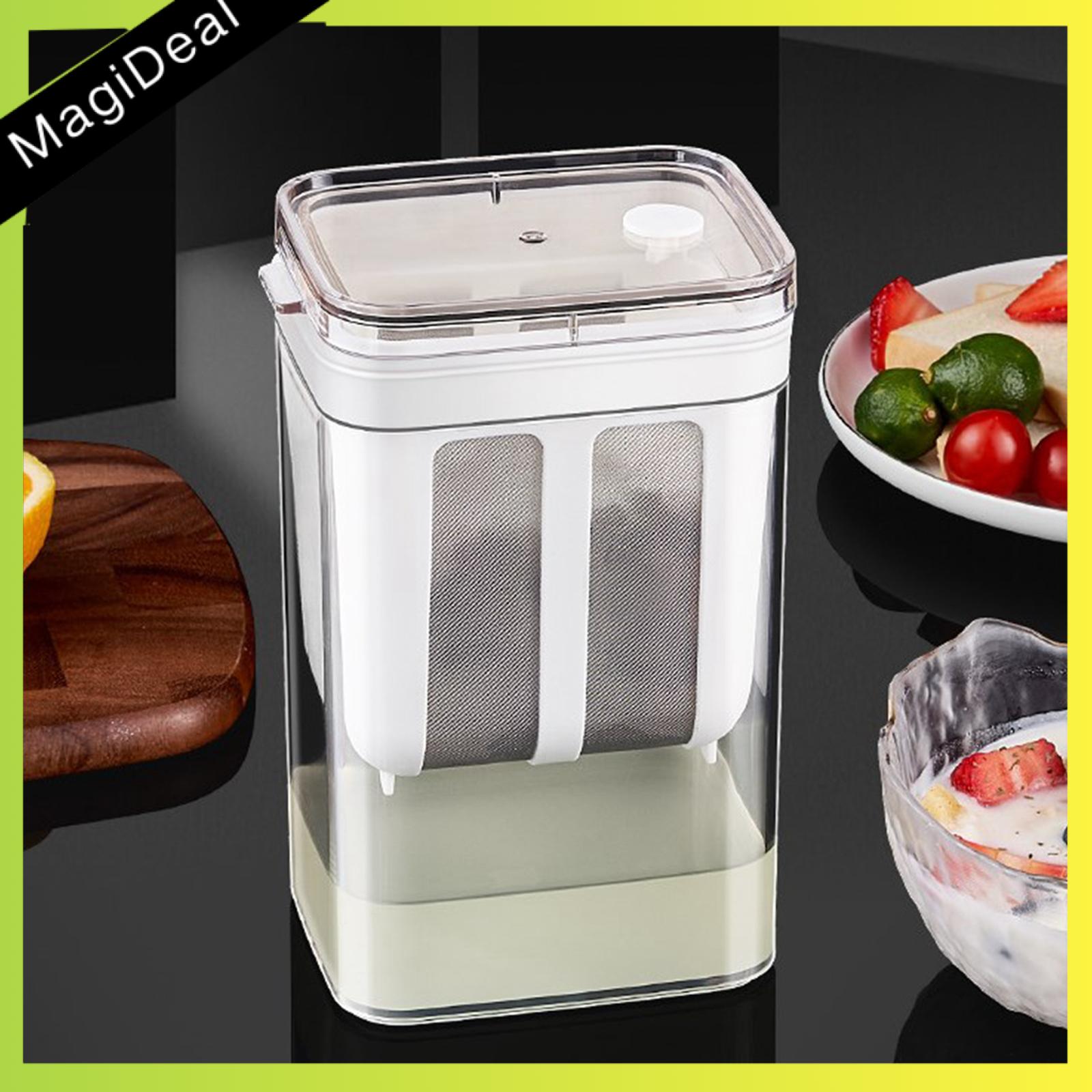 MagiDeal Greek Yogurt Strainer Food Yogurt Mesh Sieve for Milk Household Kitchen Tool
