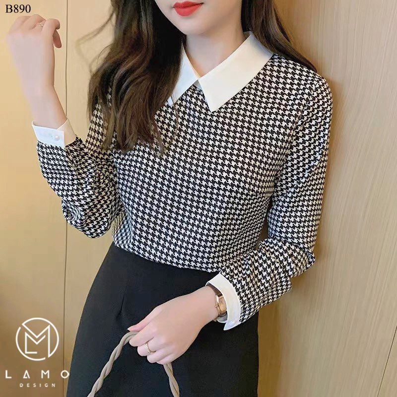 áo sơ mi nữ lụa mango  sang trọng -B890