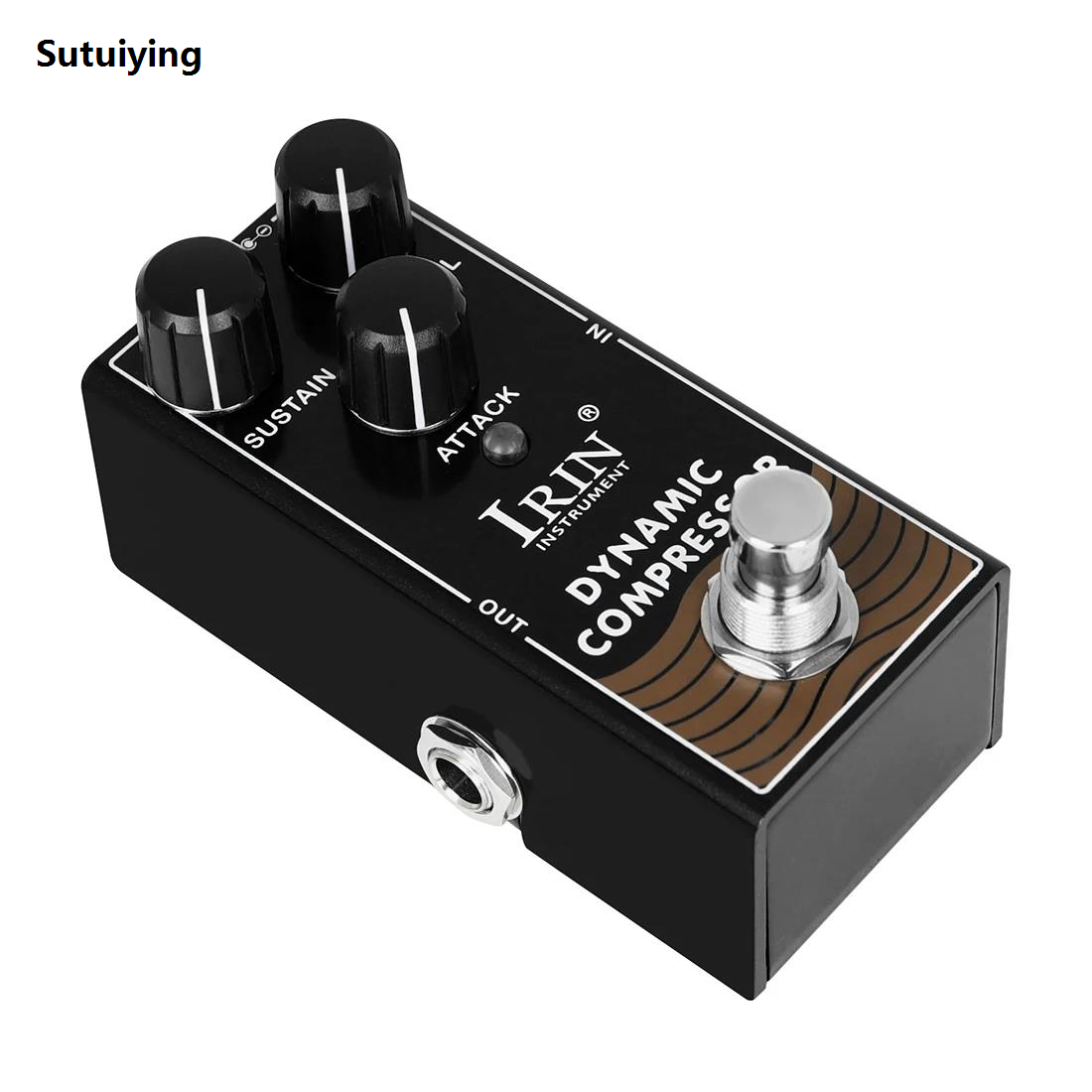 Sutuiying IRIN RF-12 Dynamic Compressor Electric Guitar Effect Pedal Compression New style Classic Ross Line Effect True Bypass Pedal Guitar Parts. 