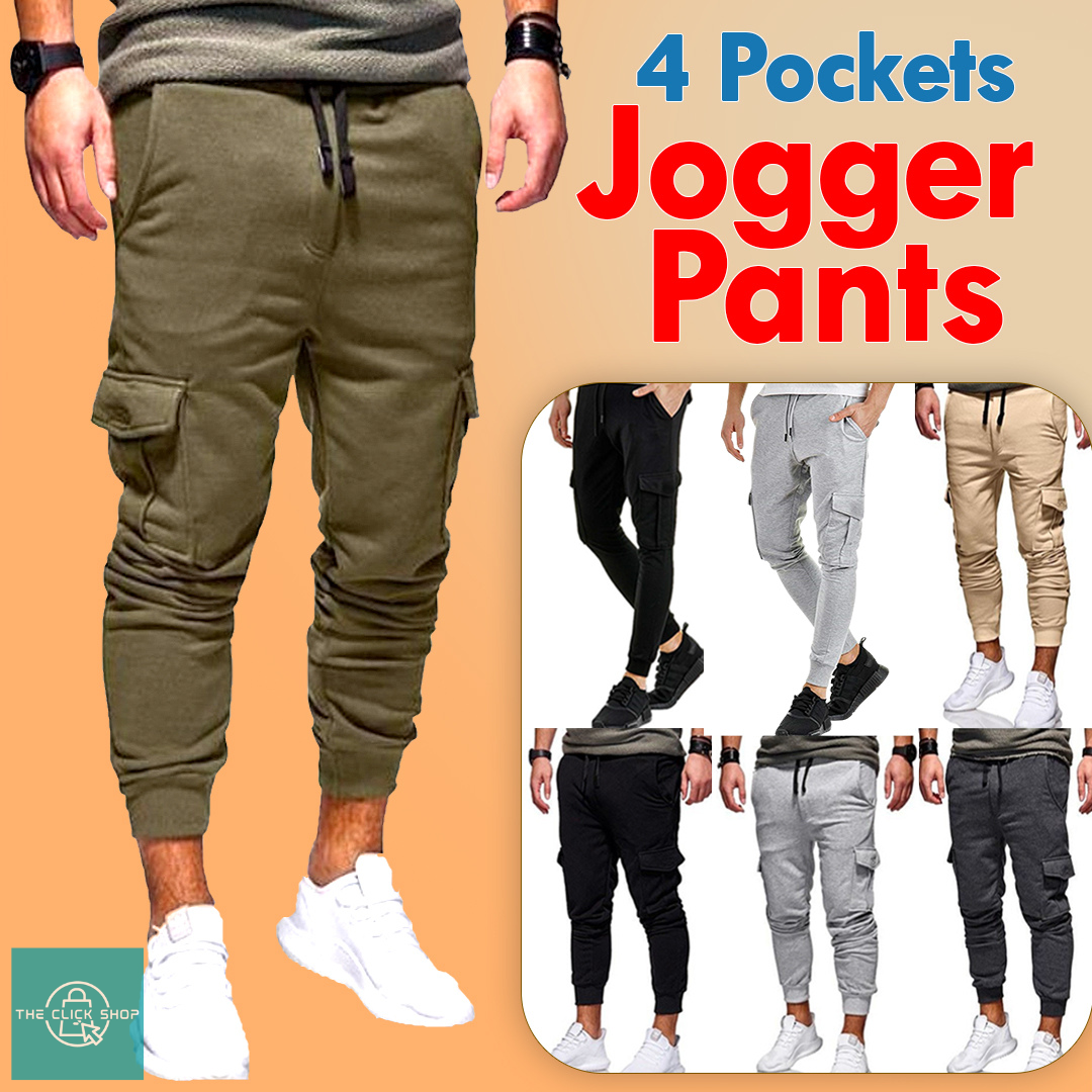Unisex Plain Cotton Jogger Pants for Mens Thick Jogger Pants Unisex ...