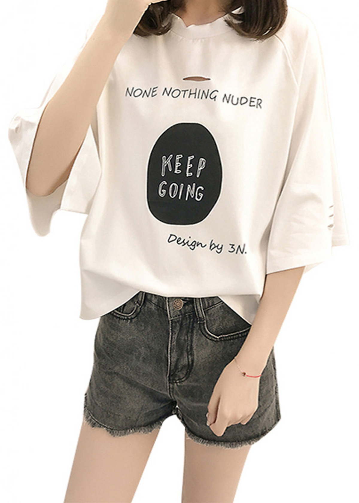 Áo thun nữ keep going