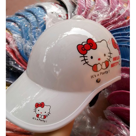 Nón bảo hiểm lưỡi trai Hello Kitty