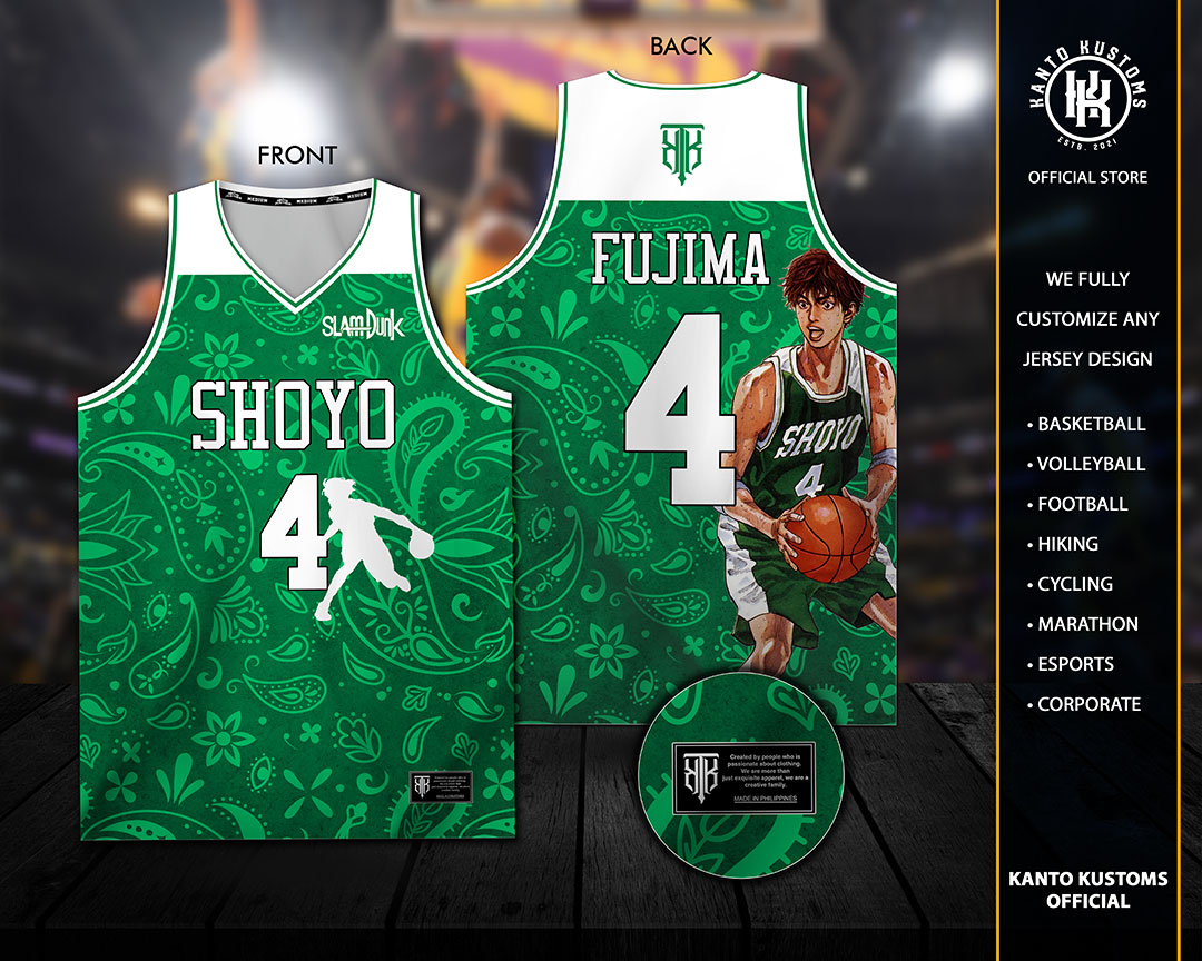 Kanto Kustoms x Slam Dunk Collection Basketball Jersey Customized Shirt ...