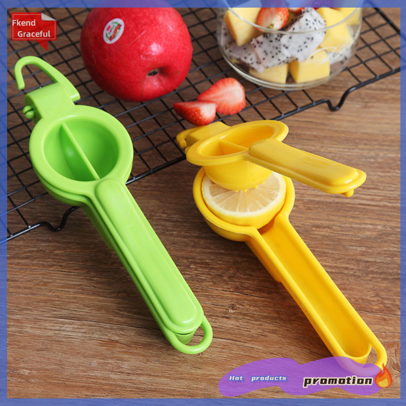 Fkend 1Pc Plastic Lemon Clip Kitchen Thickening Manual Fruit Juicer Mini Squeezer