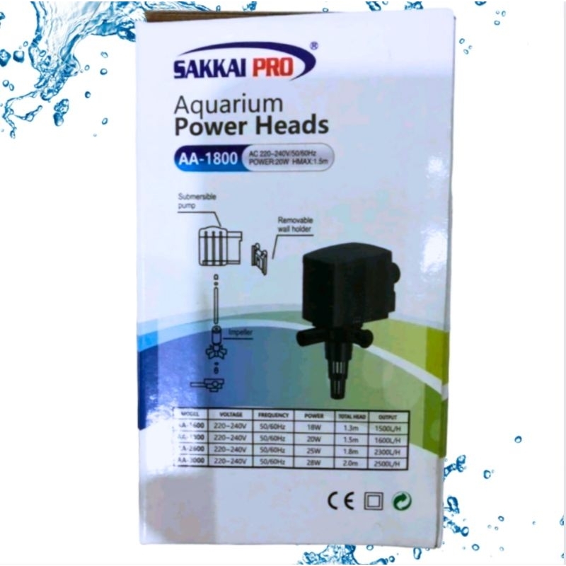 SAKKAI PRO AA 3000 Pompa Aquarium kolam kecil