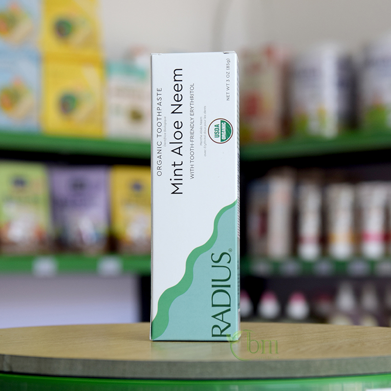 Kem đánh răng hữu cơ nhiều vị Radius 85gr