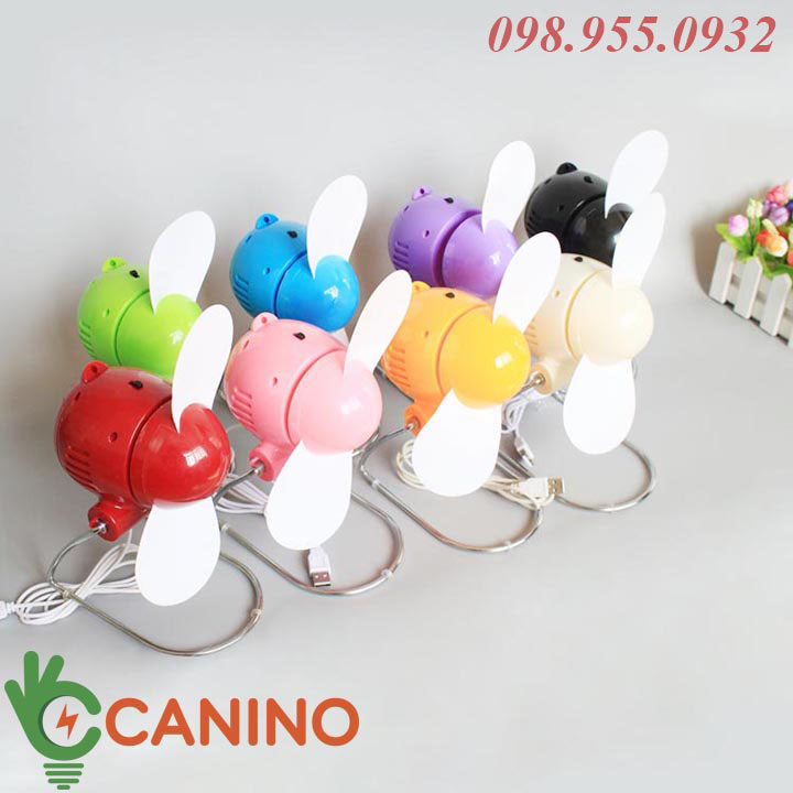 Quạt con cóc mini cắm cổng USB 5V Canino