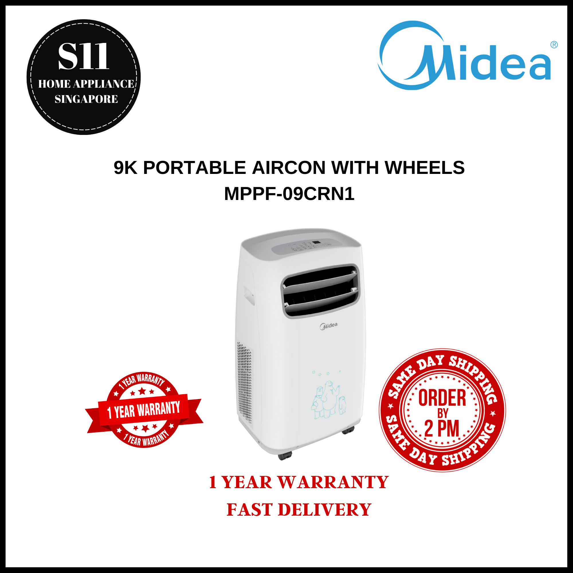 midea portable aircond